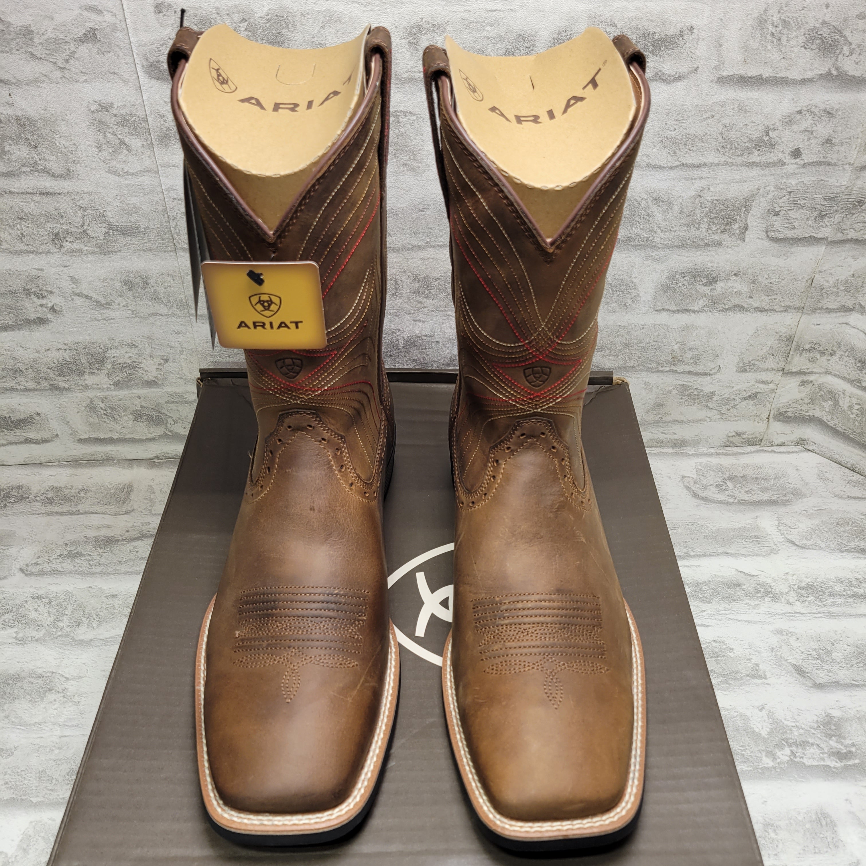 Ariat Men's Sport Wide Square Toe Western Cowboy Boot, 11.5 D Medium (7742203101422)
